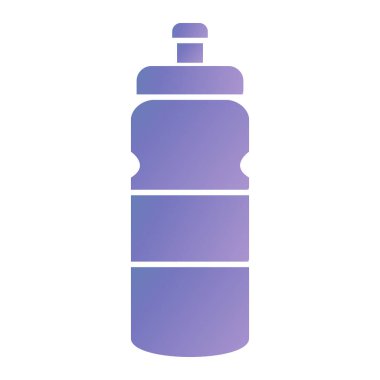 water bottle icon. isometric illustration of plastic container vector icons for web