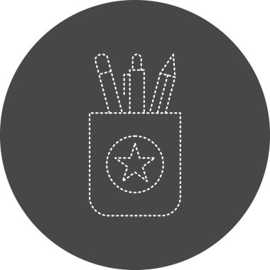 Stationery web icon simple illustration