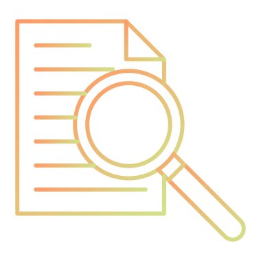 Arama simgesi vektör illüstrasyonu