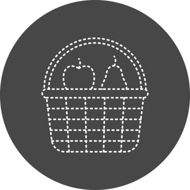 Gıda simgesinin vektör illüstrasyonu