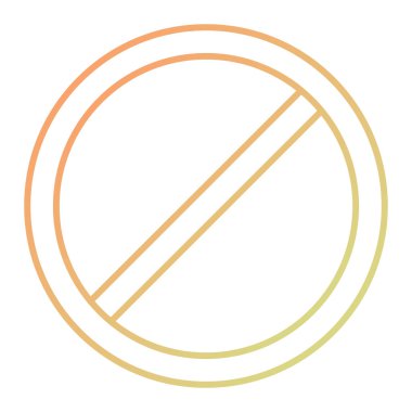 Sigara ikonu yok. Web için hap vektör simgeleri yok basit illüstrasyonu