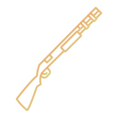 Silah simgesinin vektör illüstrasyonu