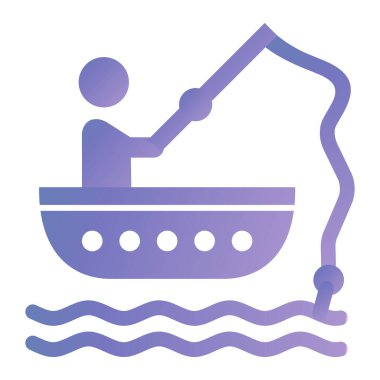 tekne ikonu vektör illüstrasyonu