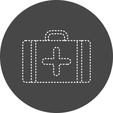 İlk yardım çantası vektör çizim