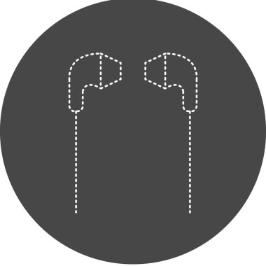 Kulaklık Vektörü Simgesi Tasarımı 