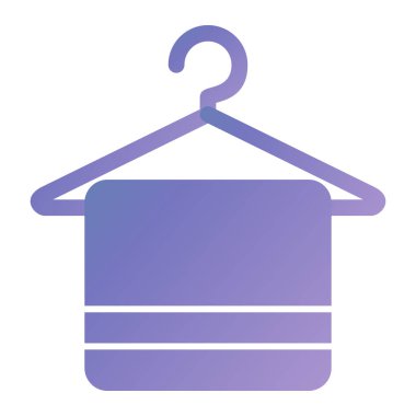 Askı. Web simgesi basit illüstrasyon