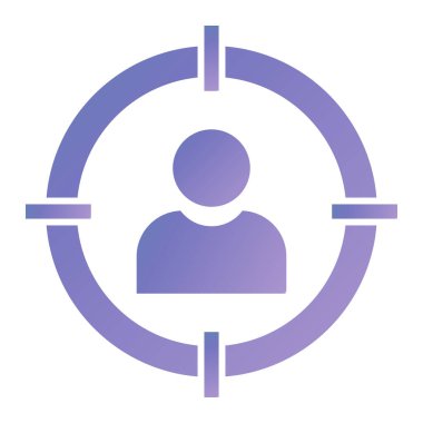 hedef simge vektör illüstrasyonu