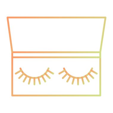 şirin yüz maskesi ikon vektör çizimi tasarımı