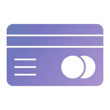 Kredi kartı vektör simgesi