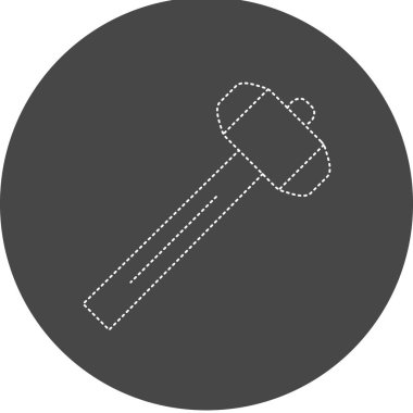 vector illustration of modern Hammer icon