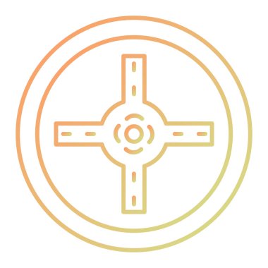 vector illustration of modern b lack icon element in flat style