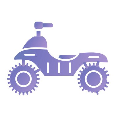 Motorsiklet. Web simgesi basit illüstrasyon