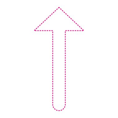 Ok simgesi. Web tasarım biçimi