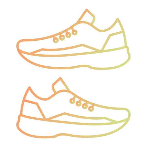 Sneaker Icon Vektor Illustration — Stockvektor