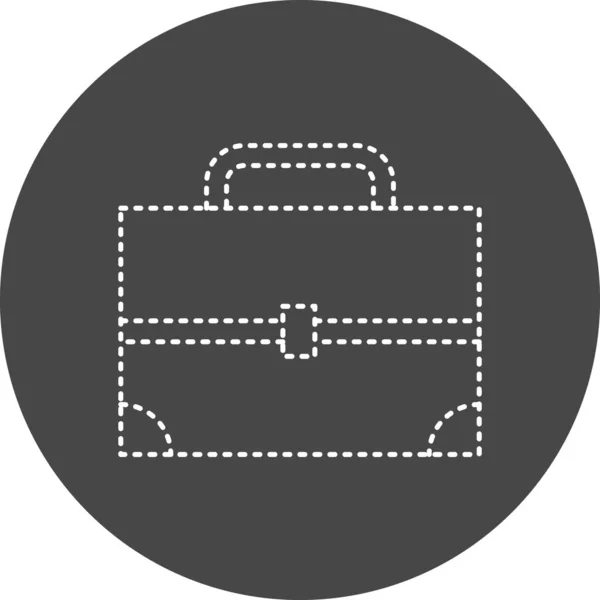 Briefcase Web Icon Simple Illustration — Vetor de Stock