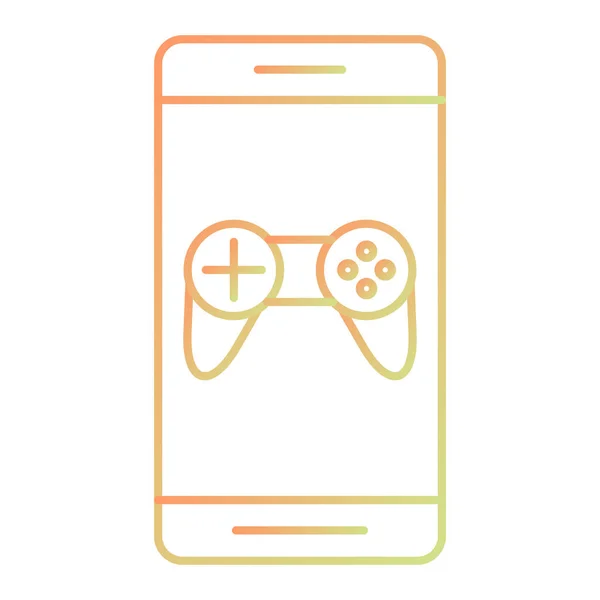 Game Controller Icon Simple Illustration Video Player Vector Icons Web — Archivo Imágenes Vectoriales