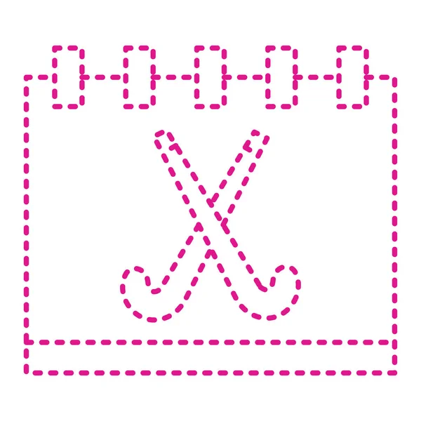 Фіолетовий Значок Серця Ізольований Білому Тлі Математичний Символ Векторна Ілюстрація — стоковий вектор