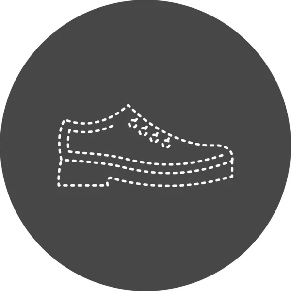 Ayakkabılar Web Simgesi Vektör Illüstrasyonu — Stok Vektör