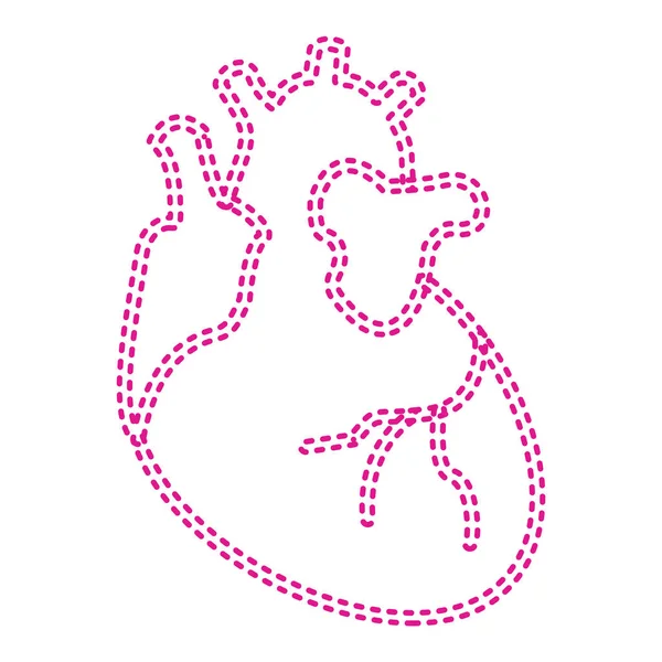 Heart Shape Hands Vector Illustration — Vetor de Stock