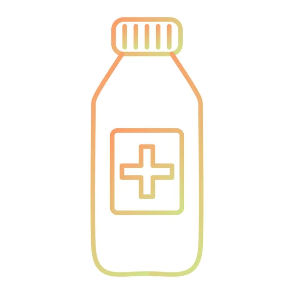 Medicine Bottle Icon Simple Illustration Drugs Vector Icons Web Design - Stok Vektor
