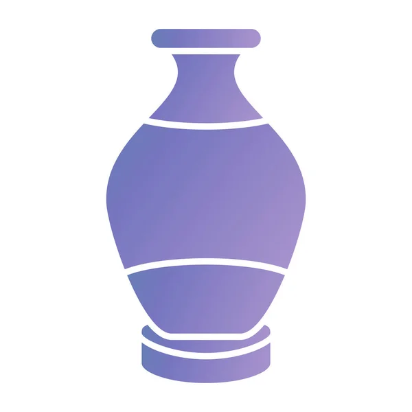Vector Illustration Old Vase Icon — ストックベクタ