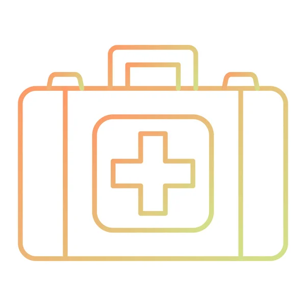 First Aid Kit Icon Vector Illustration Graphic Design — Stock Vector