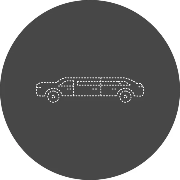 Illustration Vectorielle Icône Limousine — Image vectorielle