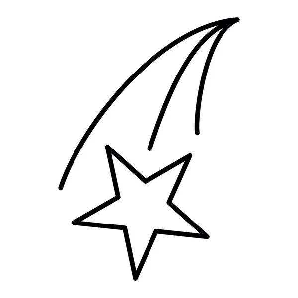 Stern Web Symbol Einfache Illustration — Stockvektor