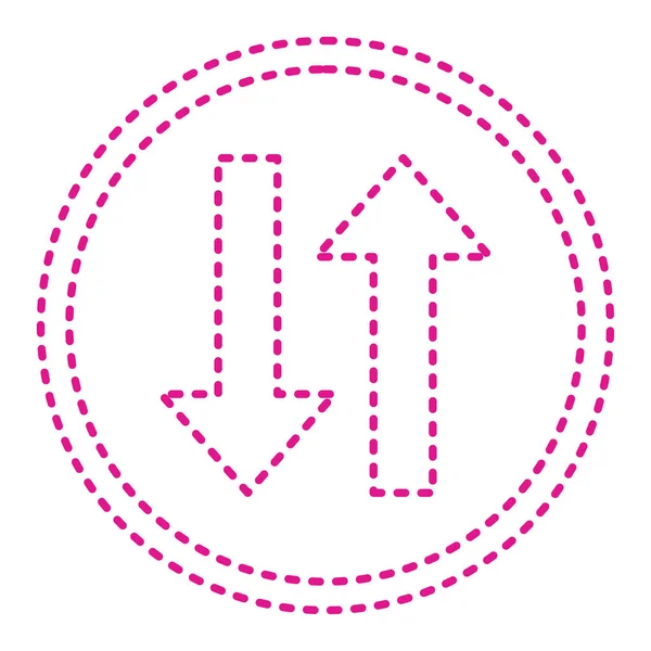 Arrows Sign Icon Vector Illustration Web Mobile Design — Stockvector