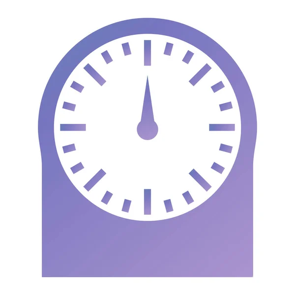 Clock Web Icon Simple Illustration — Stock Vector