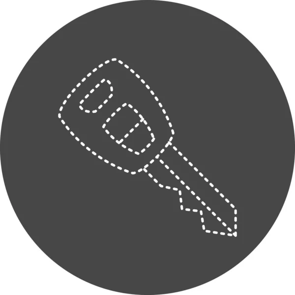 Car Key Web Icon Simple Design — Stockvektor