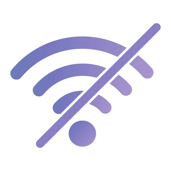 Signal Wifi Une Illustration Simple — Image vectorielle