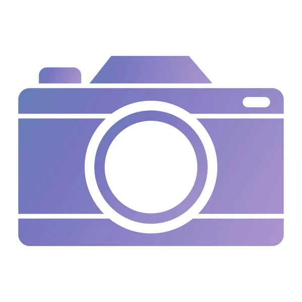Icône Caméra Illustration Simple Des Icônes Photographiques Vectorielles Pour Web — Image vectorielle