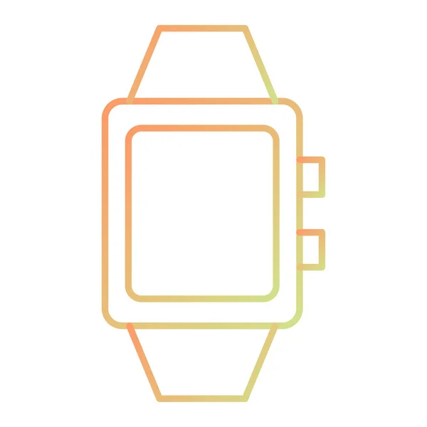 Smartwatch Web Symbol Einfache Illustration — Stockvektor