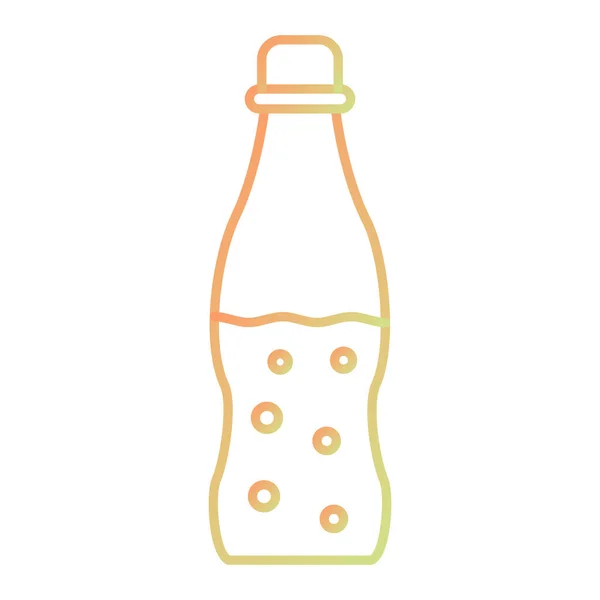 Векторна Ілюстрація Пляшки Значка Води — стоковий вектор