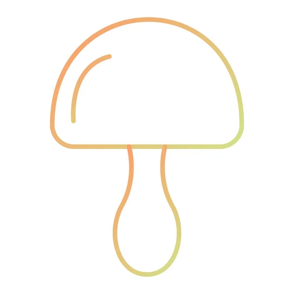 卡通蘑菇的病媒图解 — 图库矢量图片