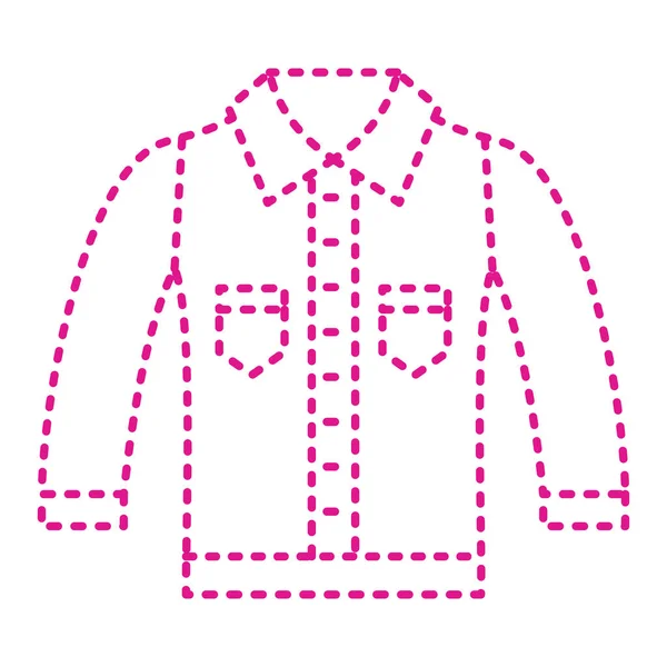 Clothes Icon Flat Illustration Clothing Vector Symbol Editable Stroke Stok Ilustrasi 