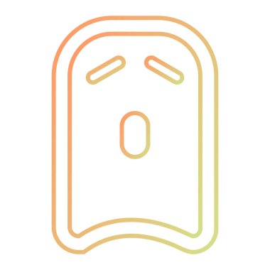 Çizgi film simgesinin vektör çizimi