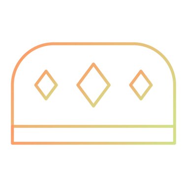 Casino çip kutsal kişilerin resmi, vektör çizim