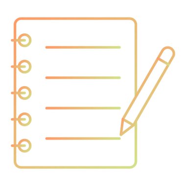 Kontrol listesi simgesi. vektör illüstrasyonu