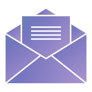 zarf simgesi vektör illüstrasyonu