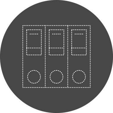 Binder web icon. vector illustration