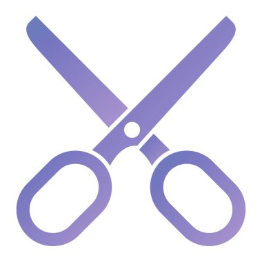 makas simgesi vektör illüstrasyonu