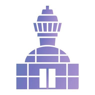 deniz feneri ikonu vektör illüstrasyonu