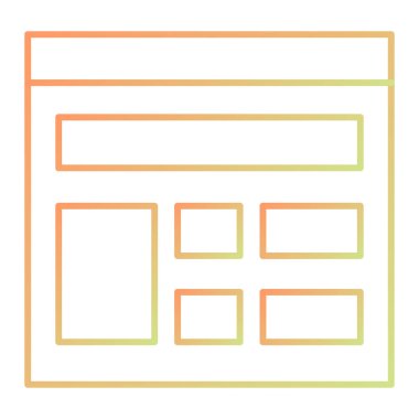 iş simgesi vektör illüstrasyonu