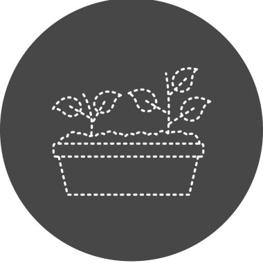 Eco Sprout icon, vector illustration simple design