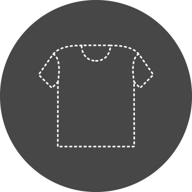 Gömlek. Web simgesi basit tasarım