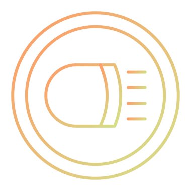 Tek spor simgesinin vektör illüstrasyonu