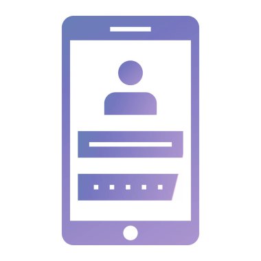 cep telefonu ikonu vektör illüstrasyonu