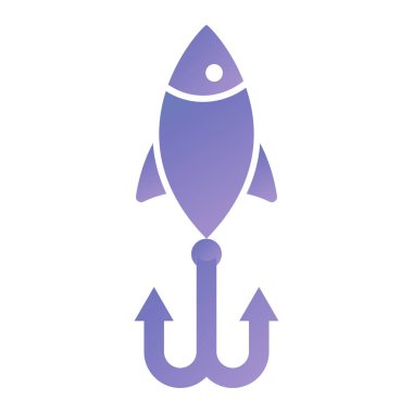 Roket. Web simgesi basit illüstrasyon